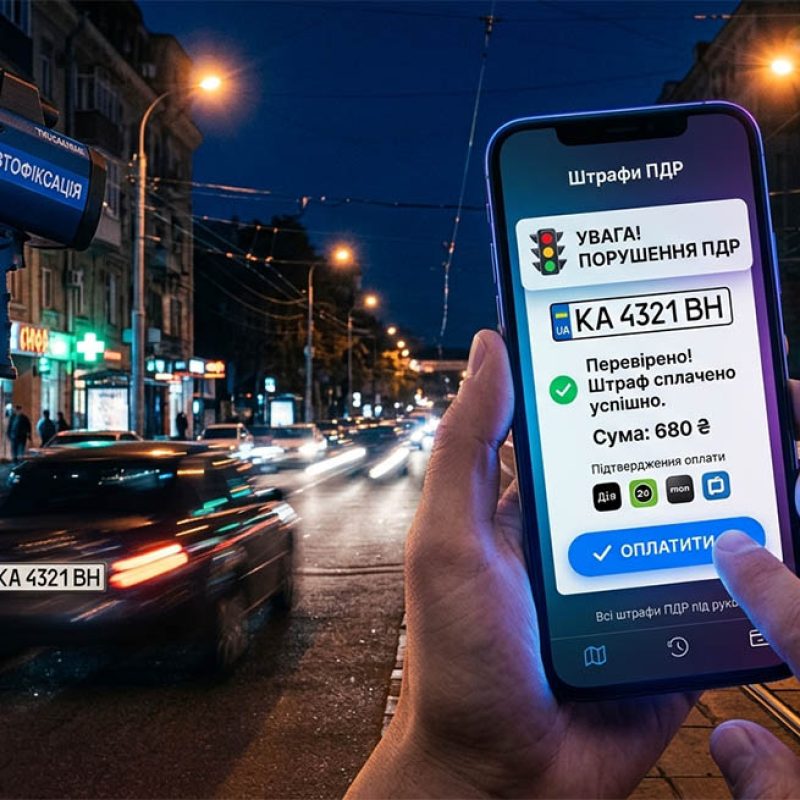 Як перевірити штрафи за номером автомобіля?